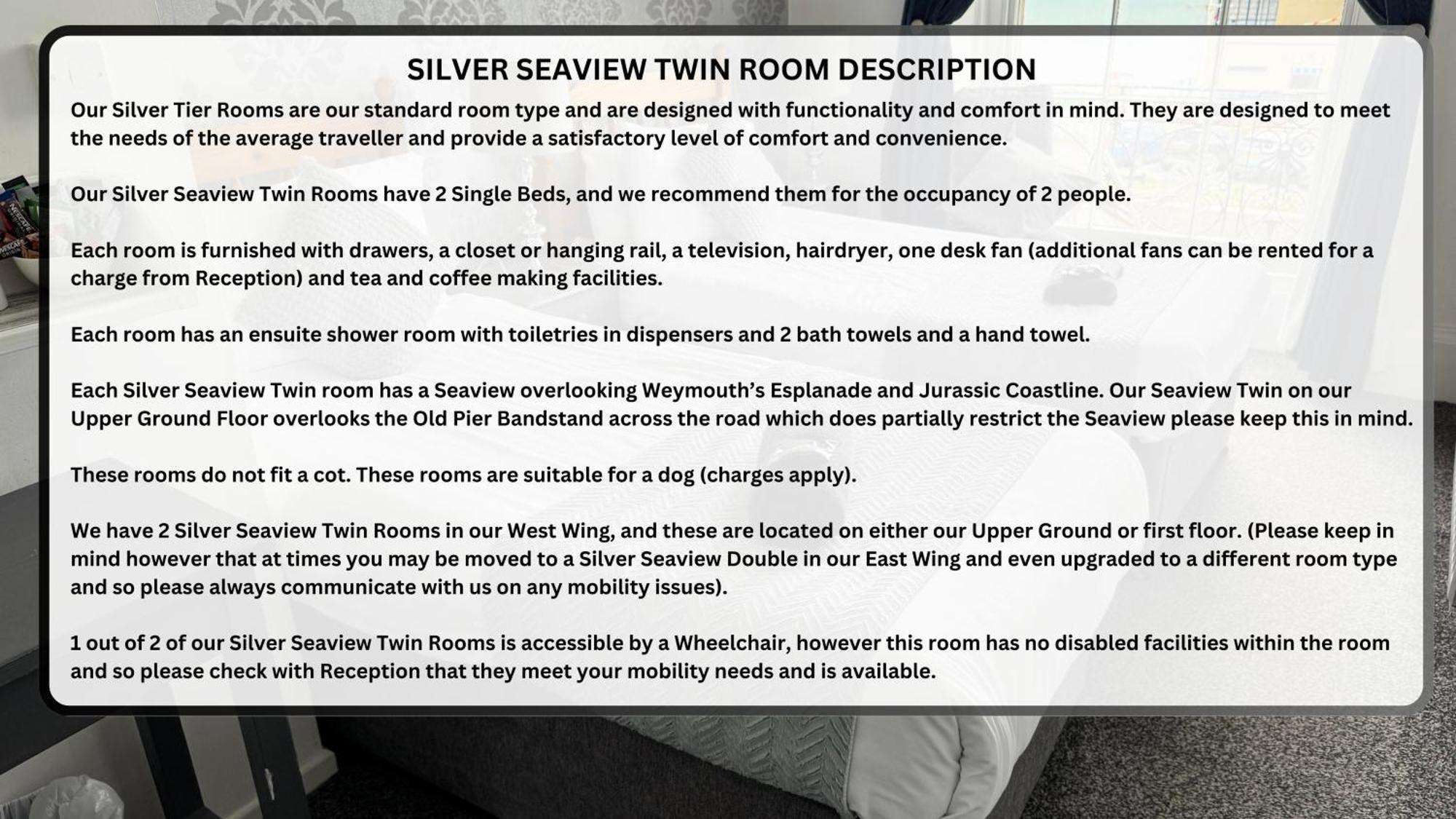 Hotel The Jubilee West- With Facilities Weymouth